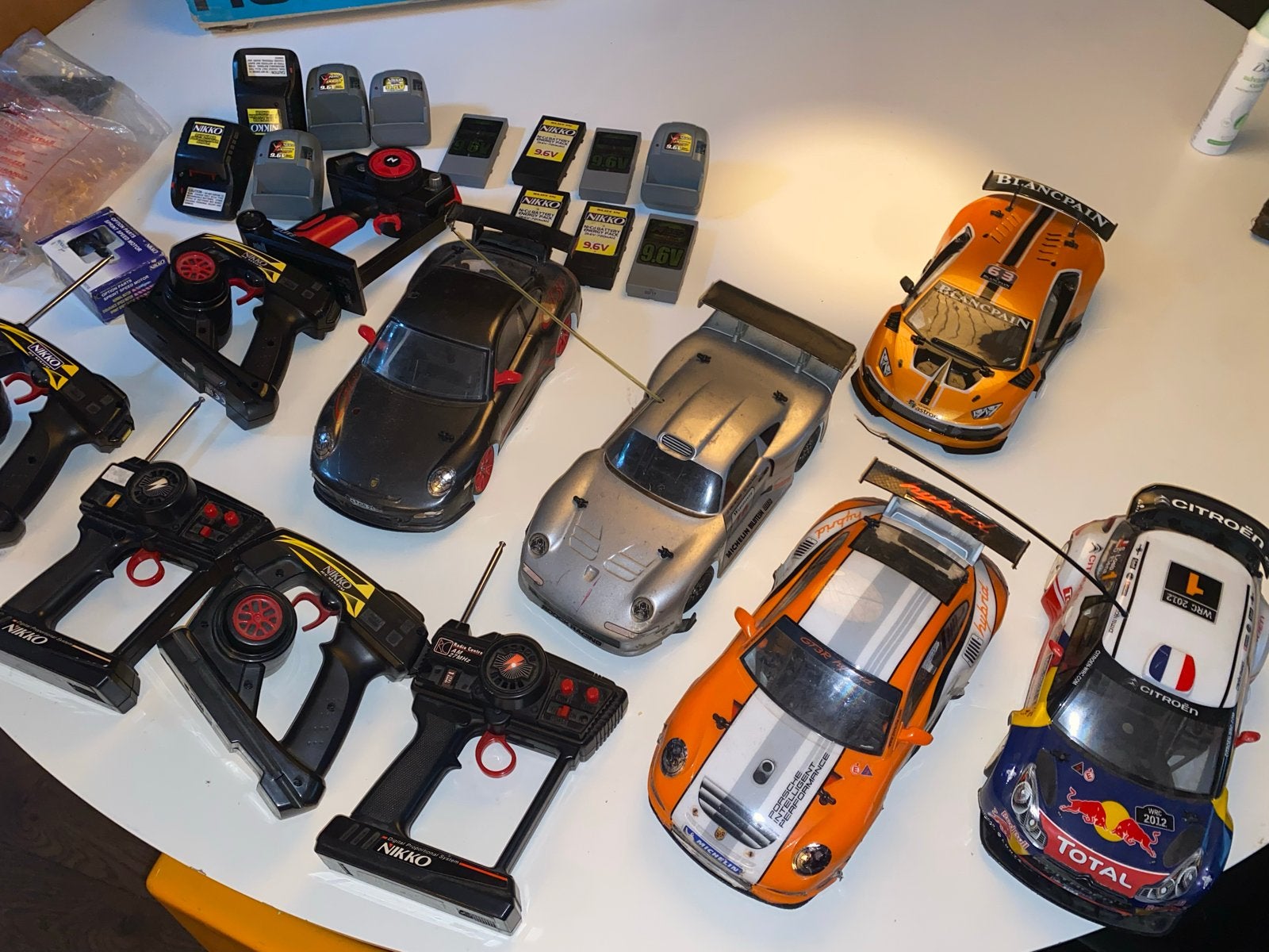 Grote collectie Nikko RC auto's met accessoires, Elektro, Gebruikt, Ophalen of Verzenden, Auto onroad