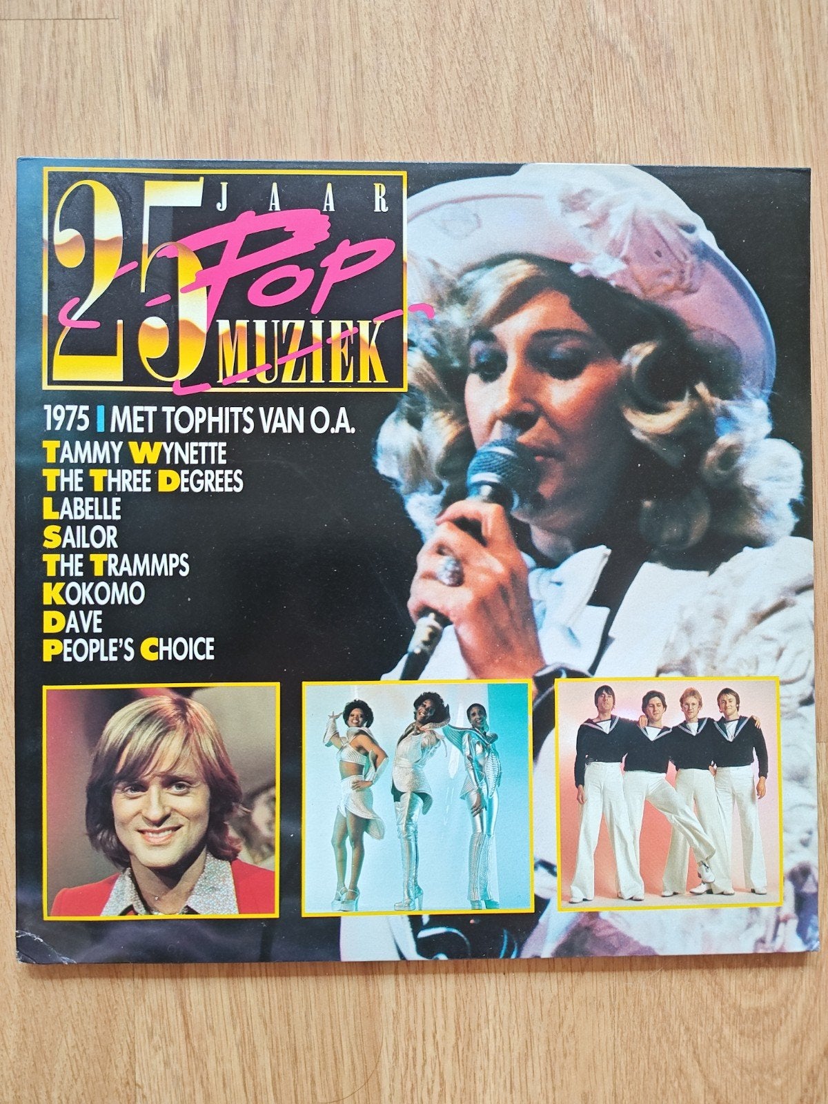 25 Jaar Pop Muziek 1975 LP - Diverse Artiesten, Gebruikt, Ophalen of Verzenden, 1970 - 1979, Complilatie