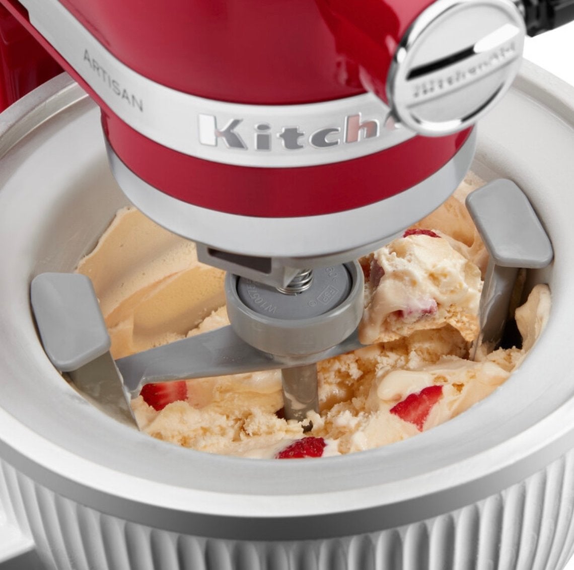 KitchenAid 5KSMICM IJsmaker Opzetstuk voor Keukenrobot, Ophalen of Verzenden, Gebruikt