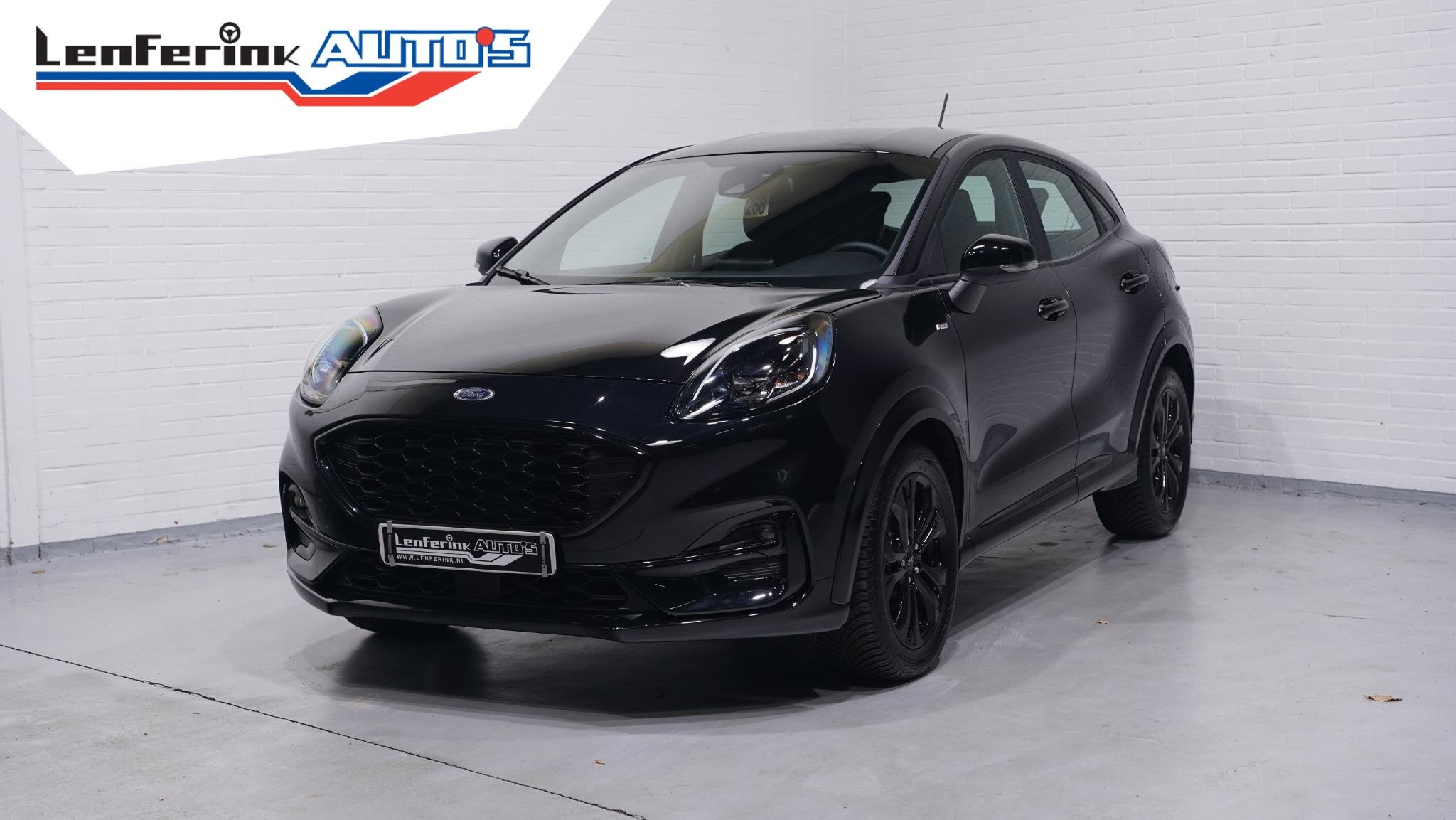 Ford Puma 1.0 EcoBoost Hybrid ST-Line Winterpakket Navi Clim, Auto's, Voorwielaandrijving, Zwart, Bedrijf, 3 cilinders