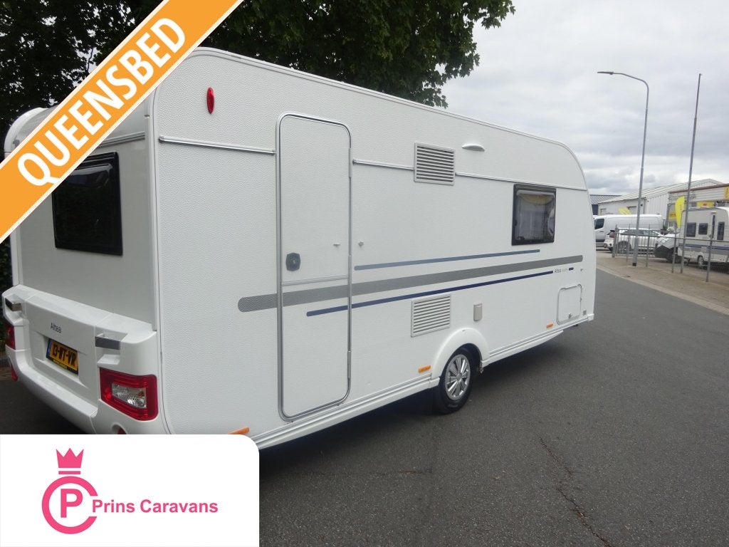 Adria Altea 542 Met QueensBed en Mover, Caravans en Kamperen, Caravans, Bedrijf, Treinzit, Adria, 6 tot 7 meter