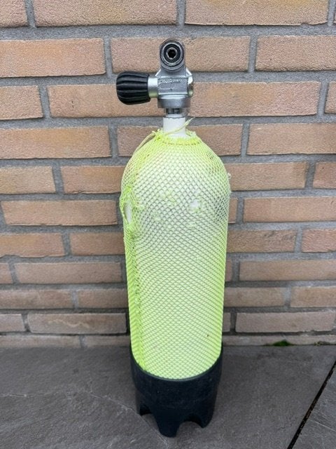 5 liter duiktank staal 232 bar, Watersport en Boten, Ophalen, Gebruikt, Duikfles