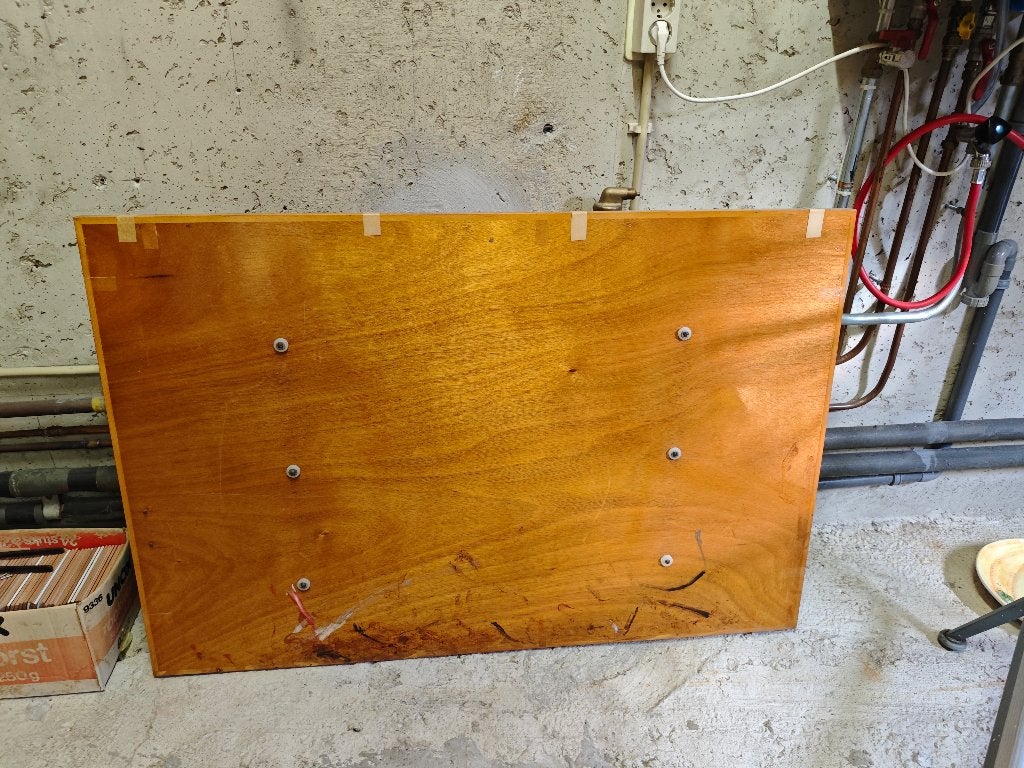 Oude proffesionele tekentafel + tekenarm + lamp, Doe-het-zelf en Verbouw, Tekentafels, Ophalen, Gebruikt, 130 tot 150 cm, Verlichting