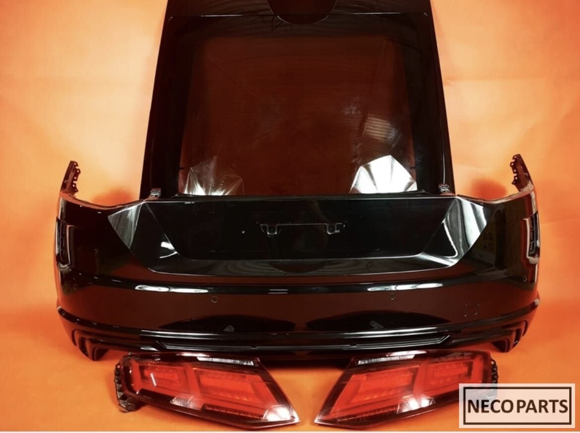 AUDI TTS 8S MATRIX S LINE LY9T ACHTERKLEP BUMPER ACHTERLICHT, Gebruikt, -, -, -