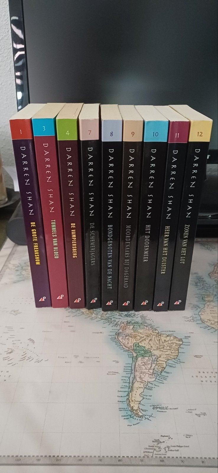 Darren Shan serie (9 boeken), Boeken, Ophalen of Verzenden, Gelezen, Darren Shan, Nederland