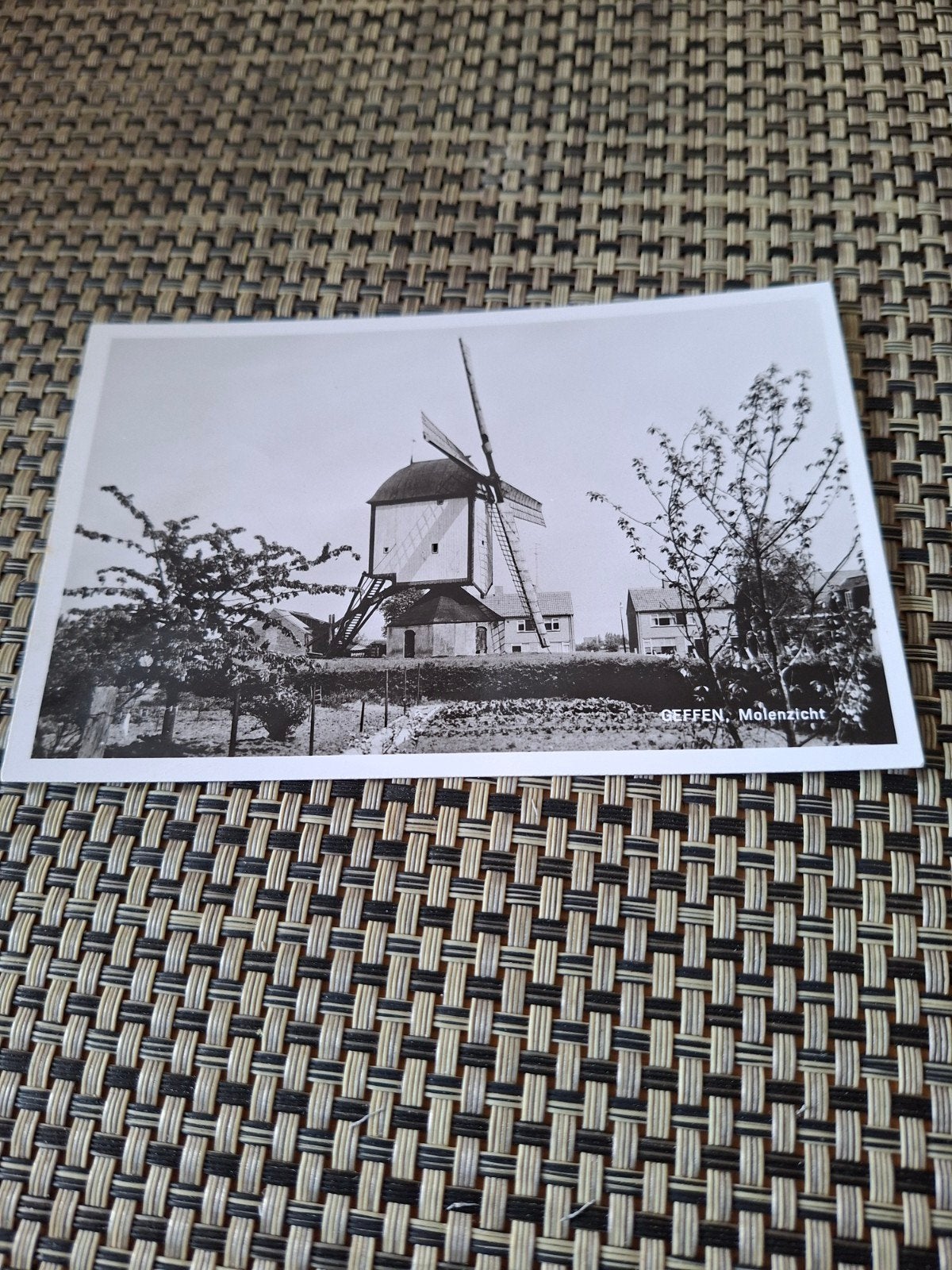 GEFFEN Molenzicht - Zeldzaam, Ophalen of Verzenden, 1940 tot 1960, Ongelopen, Noord-Brabant