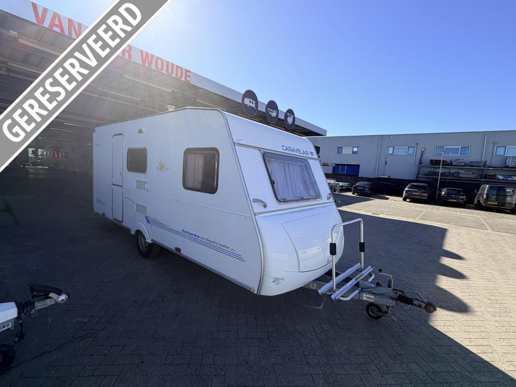 Caravelair Antares 490 TK 6 Pers. Lichtgewicht, Caravans en Kamperen, Caravans, Standaardzit, Dwarsbed, Bedrijf, 750 - 1000 kg