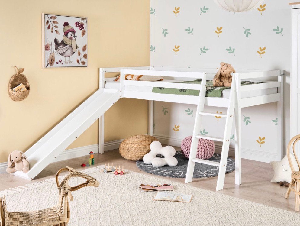 Kinderbed hoogslaper bed MOET NU WEG, Ophalen of Verzenden, Zo goed als nieuw, Hoogslaper