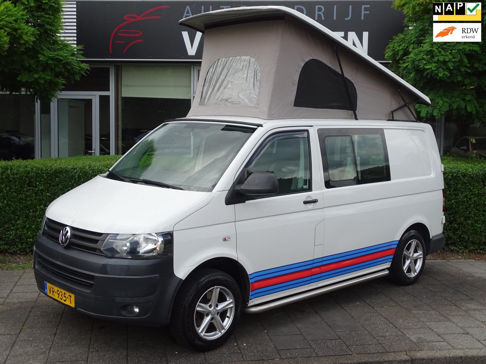 Volkswagen Transporter 2.0 TDI L1H1 T800 Baseline - CAMPER -, Voorwielaandrijving, Euro 5, Stof, Gebruikt