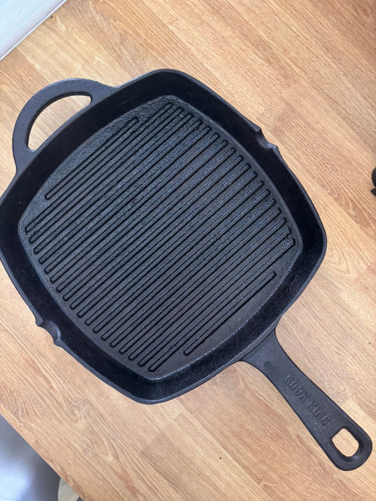 CookKing Gietijzeren Grillpan (Vierkant) voor BBQ & Keuken!