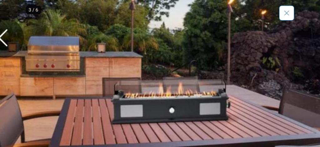 Luxe tafelhaard-vuurhaard-UKIAH LOOM 2-Speakers bluetooth, Tuin en Terras, Ophalen, Nieuw