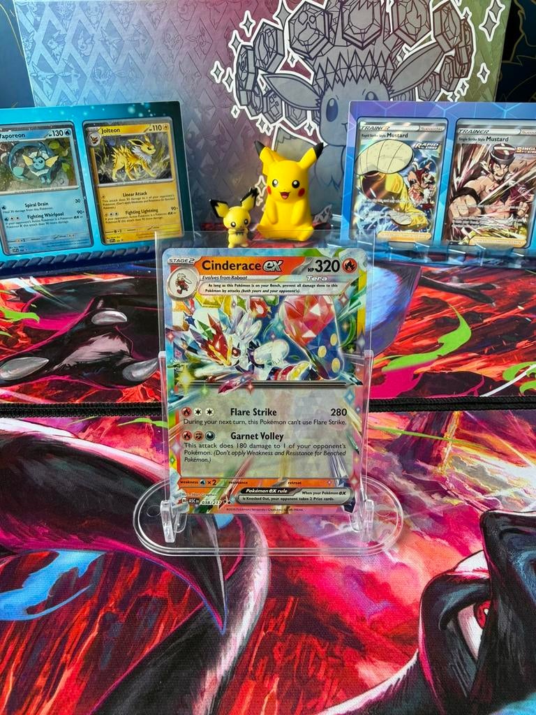 Cinderace EX - Pokemon Ascended Heroes (ASC 038), Ophalen of Verzenden, Nieuw, Losse kaart