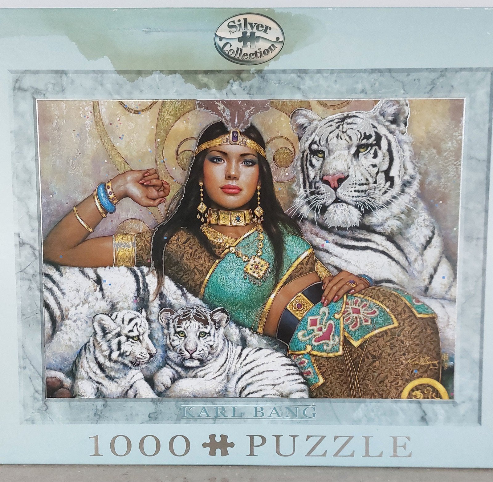 Karl Bang Silver Collection 1000 stukjes puzzel, Ophalen of Verzenden, 500 t/m 1500 stukjes, Gebruikt, Legpuzzel