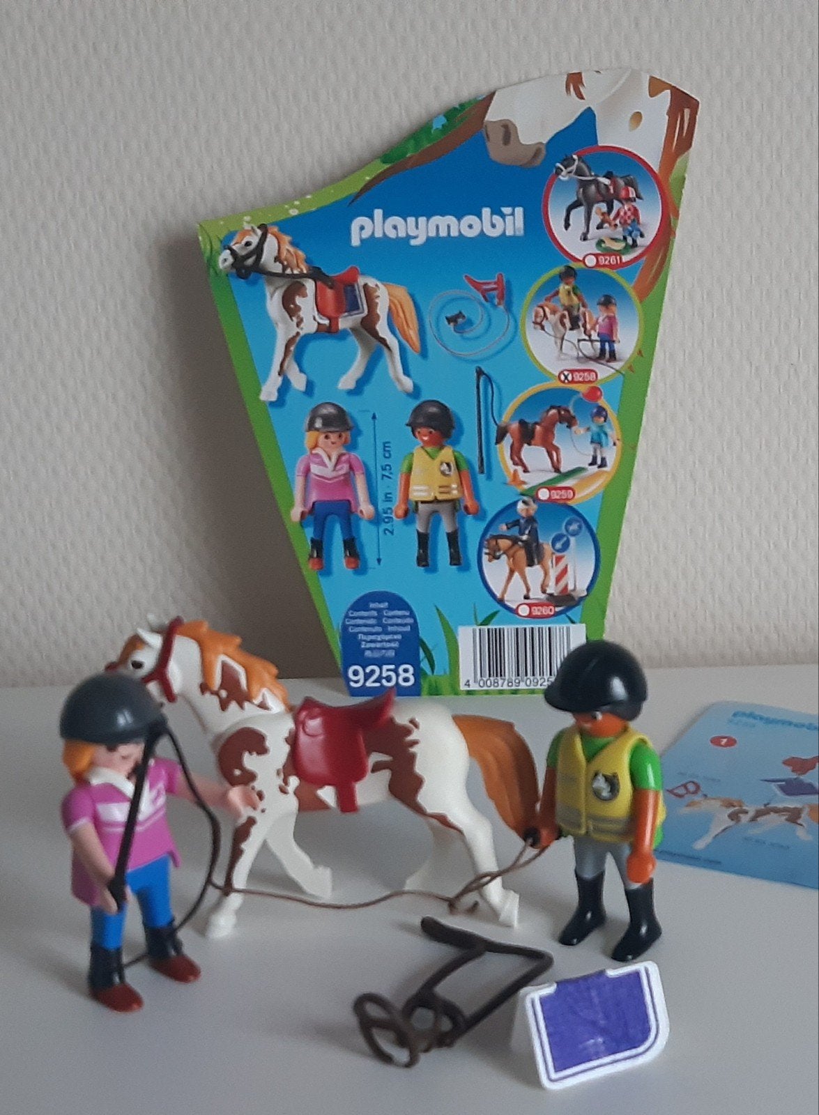 Playmobil 9258 Paardrij instructrice. (Set 406), Ophalen of Verzenden, Zo goed als nieuw, Complete set