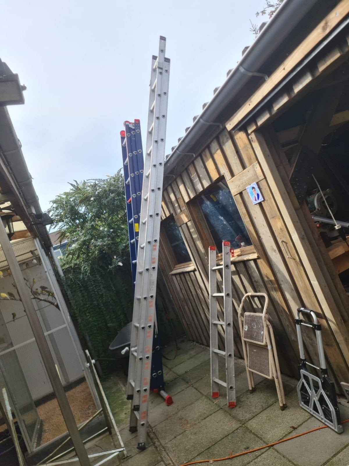 Diverse ladders te koop - ook per stuk, Doe-het-zelf en Verbouw, Ophalen, Gebruikt, Ladder, Opvouwbaar of Inschuifbaar