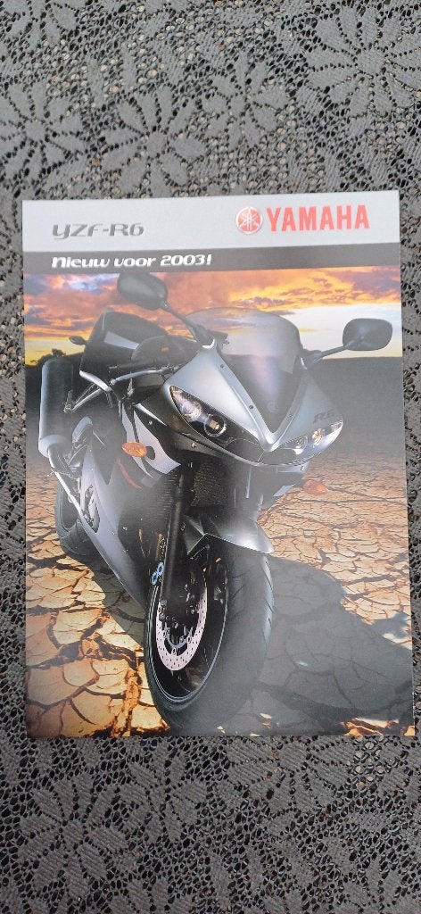 Originele folder Yamaha R6 2003, Ophalen of Verzenden, Yamaha