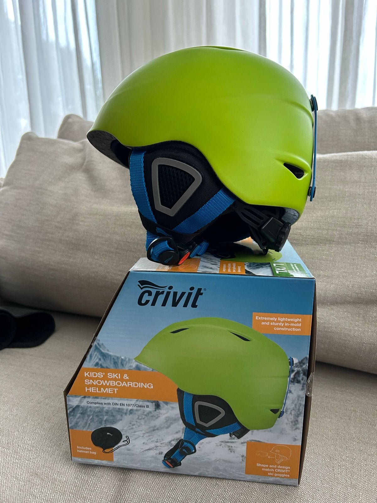 Crivit Kinder Ski- en Snowboardhelm - Gebruikt, Overige merken, Gebruikt, Overige typen, Ophalen of Verzenden