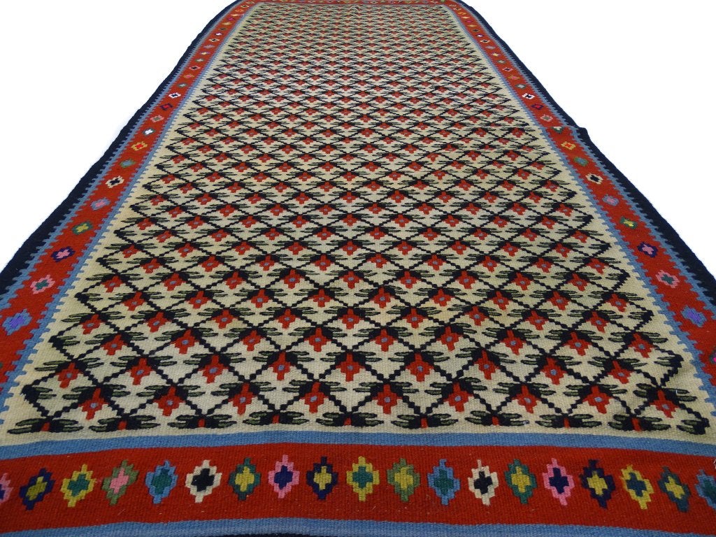 Perzisch tapijt - Senneh - 225 x 100 cm - Handgeknoopt kleed, -, -, 200 cm of meer, Zo goed als nieuw