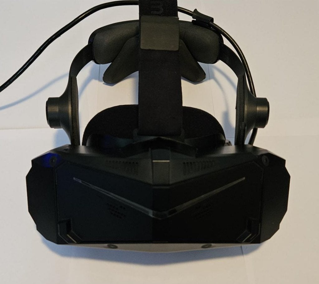 Pimax Crystal Light met Lighthouse Faceplate, Spelcomputers en Games, Virtual Reality, Ophalen, Gebruikt, VR-bril, Pc