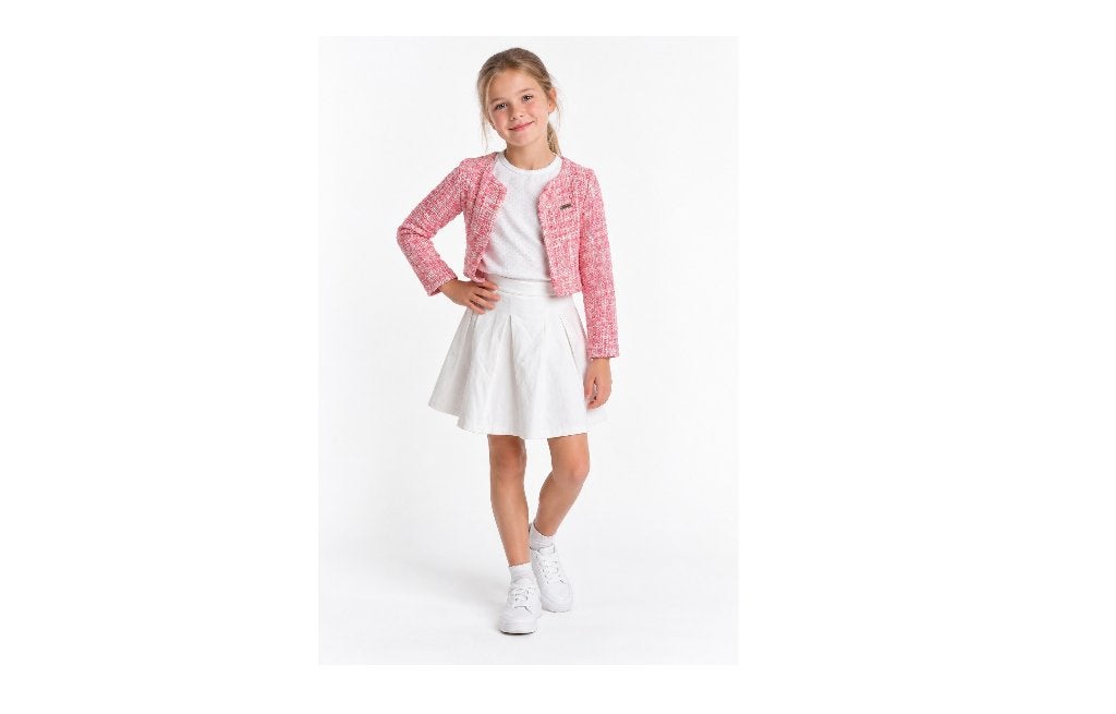 NIEUW Port Lavande (Monnalisa) Set Setje Rok Jasje, Mt. 128, Kinderen en Baby's, Meisje, Nieuw, Ophalen of Verzenden, Jurk of Rok
