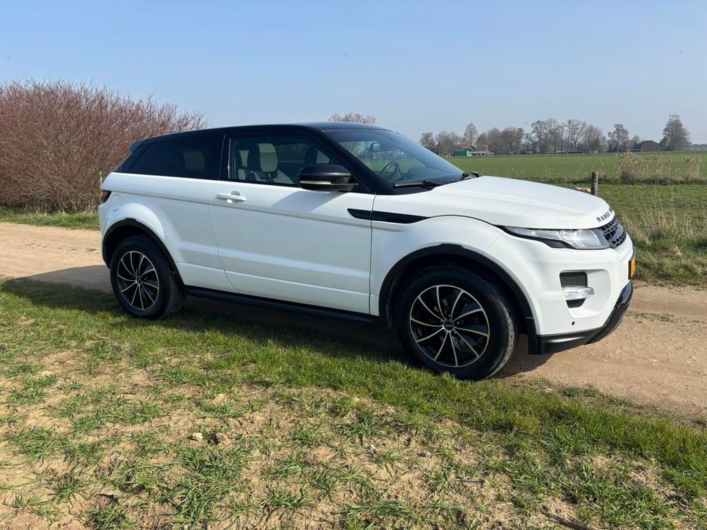Range Rover Evoque coupe wit 2012  2.2 SD4 4x4 Automaat, Auto's, Land Rover, Particulier, 360° camera, 4x4, ABS, Achteruitrijcamera