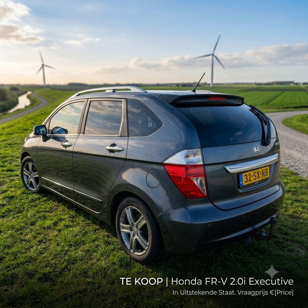 Honda FR-V 1.7 I 2006 Grijs, Metallic lak, 4 cilinders, FR-V, Origineel Nederlands