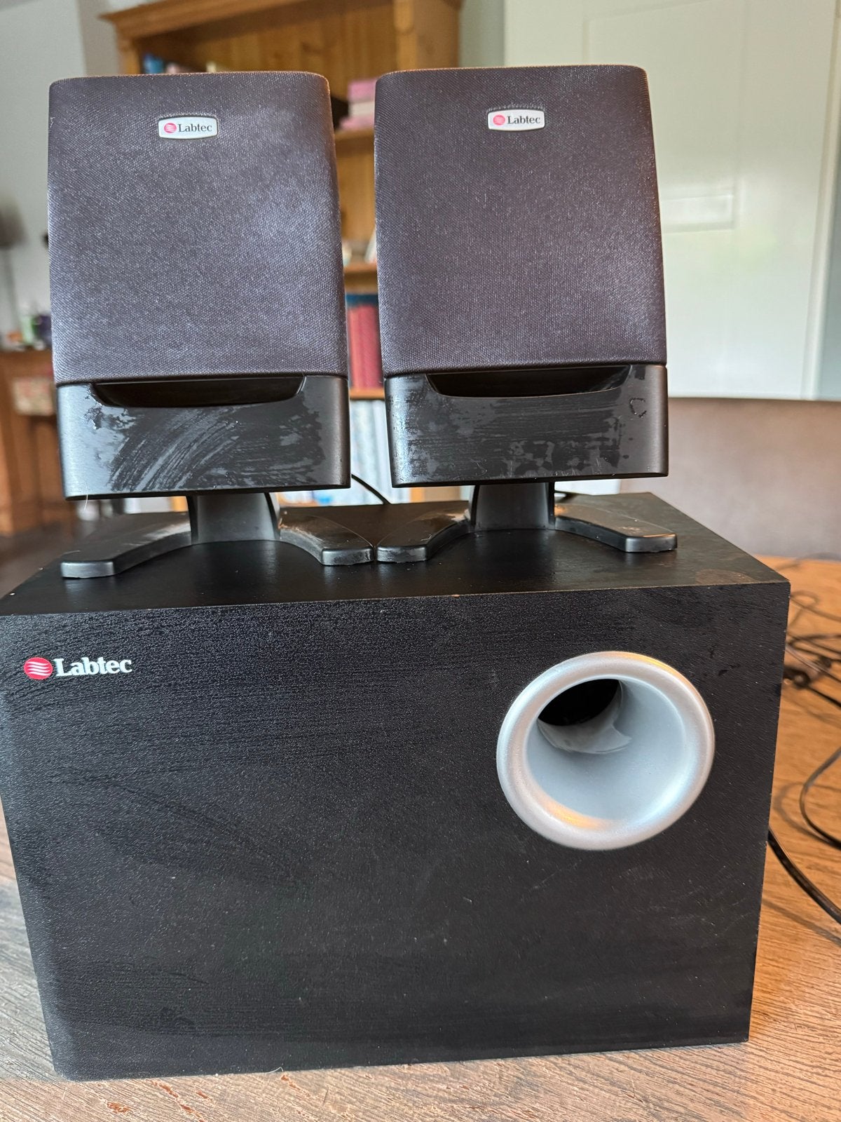 Labtec 2.1 Speakerset met Subwoofer - Gebruikt, Ophalen of Verzenden, Gebruikt, Minder dan 60 watt, Overige merken