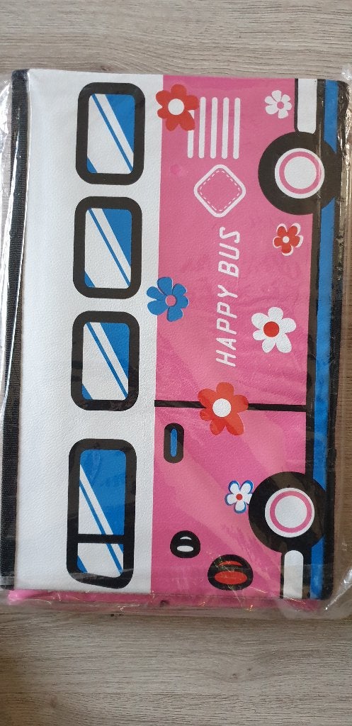 VW Volkswagen look opvouwbare poef rose nieuw flower power, Huis en Inrichting, Minder dan 50 cm, Nieuw, Minder dan 50 cm, Ophalen of Verzenden