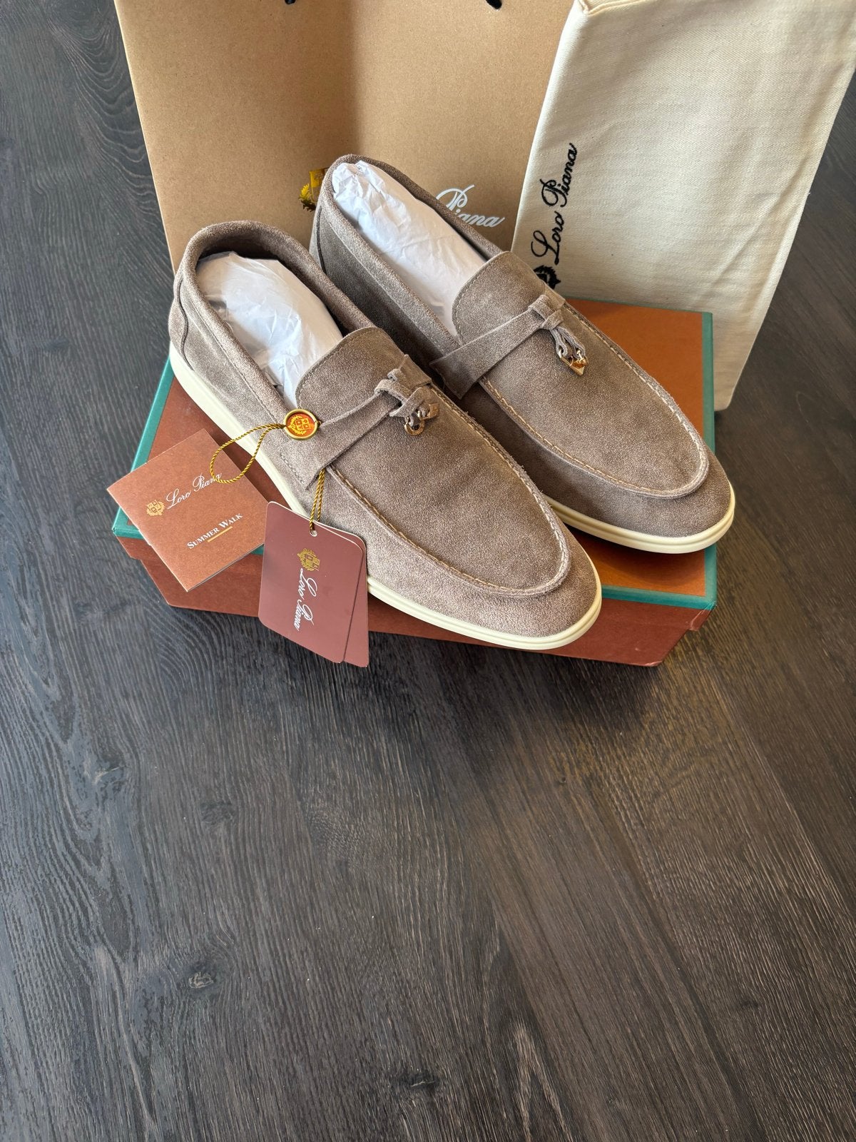 Loro Piana Summer Walk Loafers - Nieuw in doos - Maat 43, Kleding | Heren, Loafers, Bruin, Verzenden, Nieuw