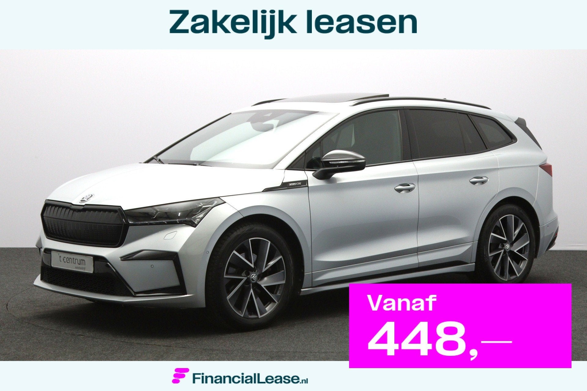 Skoda Enyaq iV 60 180 PK Sportline, SOH 89 %, Panoramadak, C, Automaat, 12 maanden, Gebruikt, 179 pk