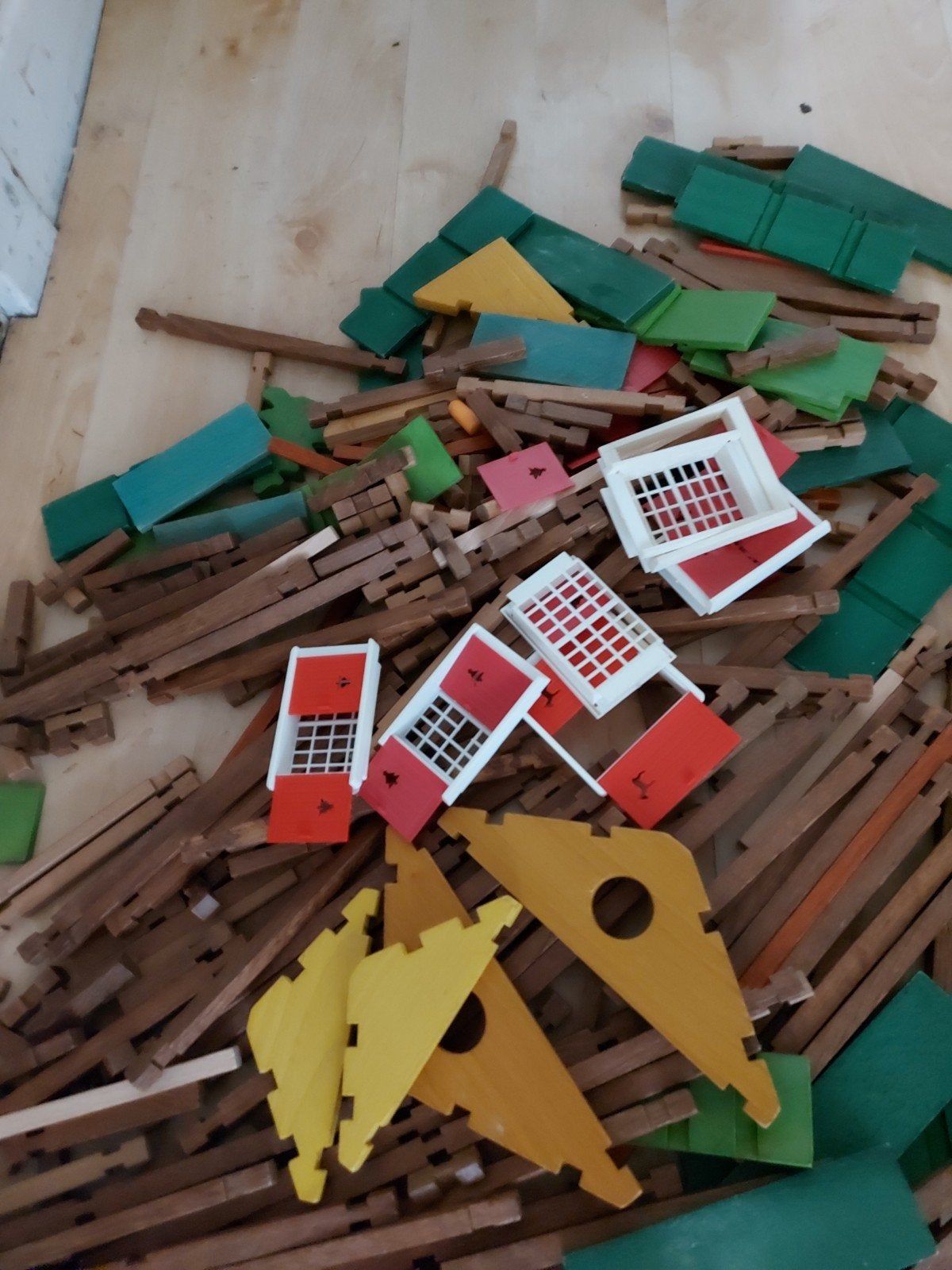 Houten Bouwpakket Huis met Kunststof Kozijnen - Brocante, Ophalen of Verzenden
