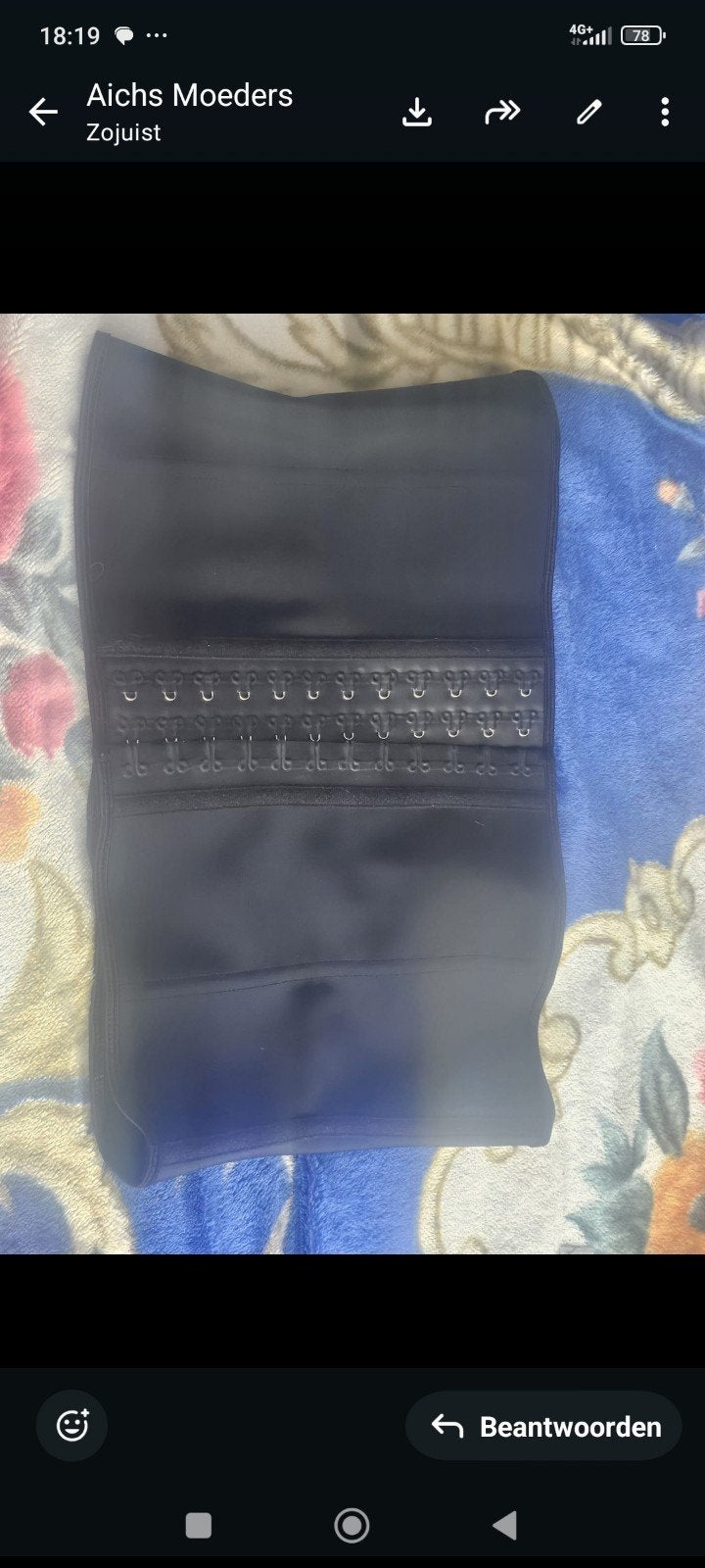 Zwarte Waist Trainer met Haaksluiting, Ophalen of Verzenden