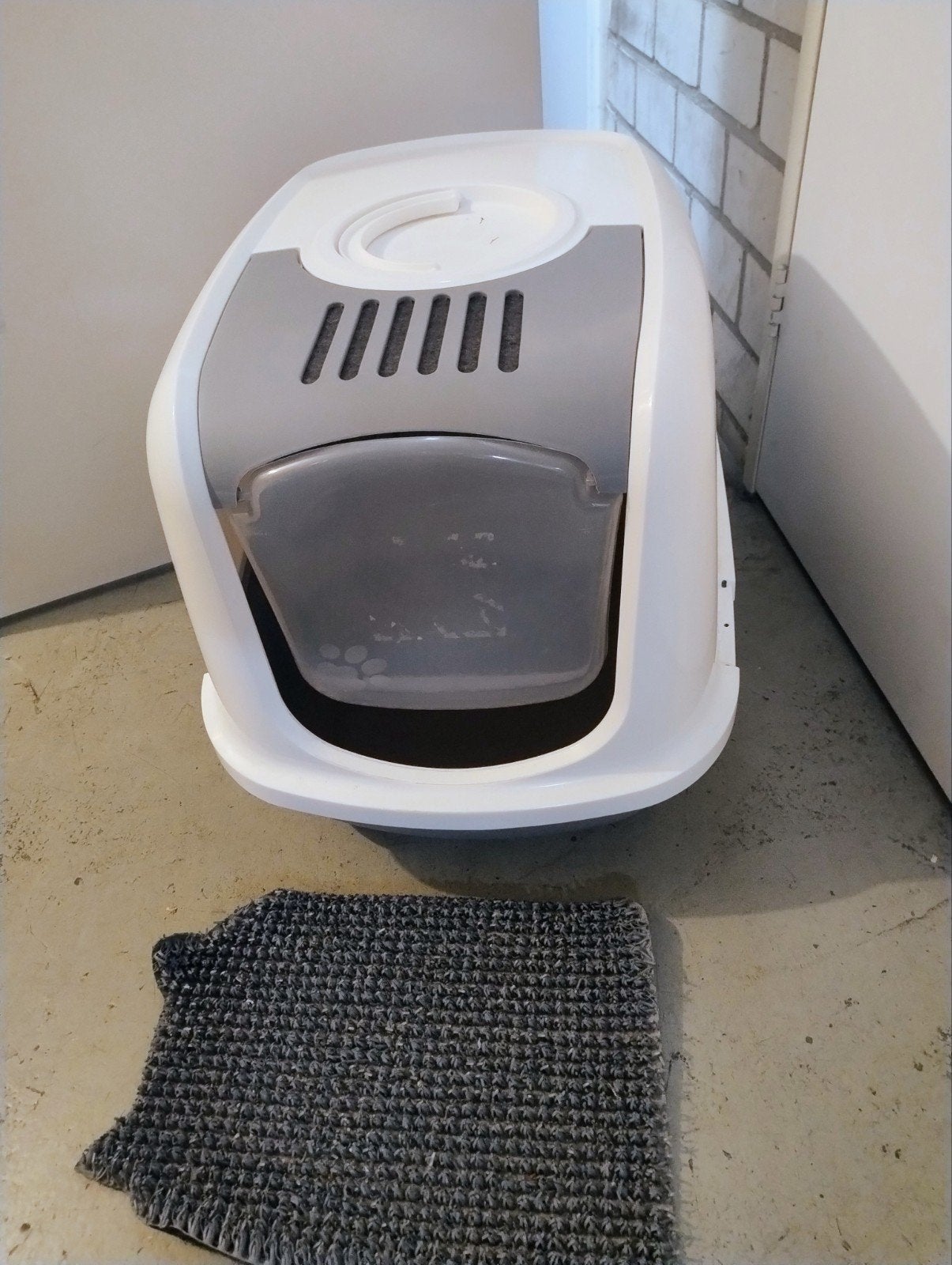 Grote kattenbak, Ophalen of Verzenden, Zo goed als nieuw, Gesloten