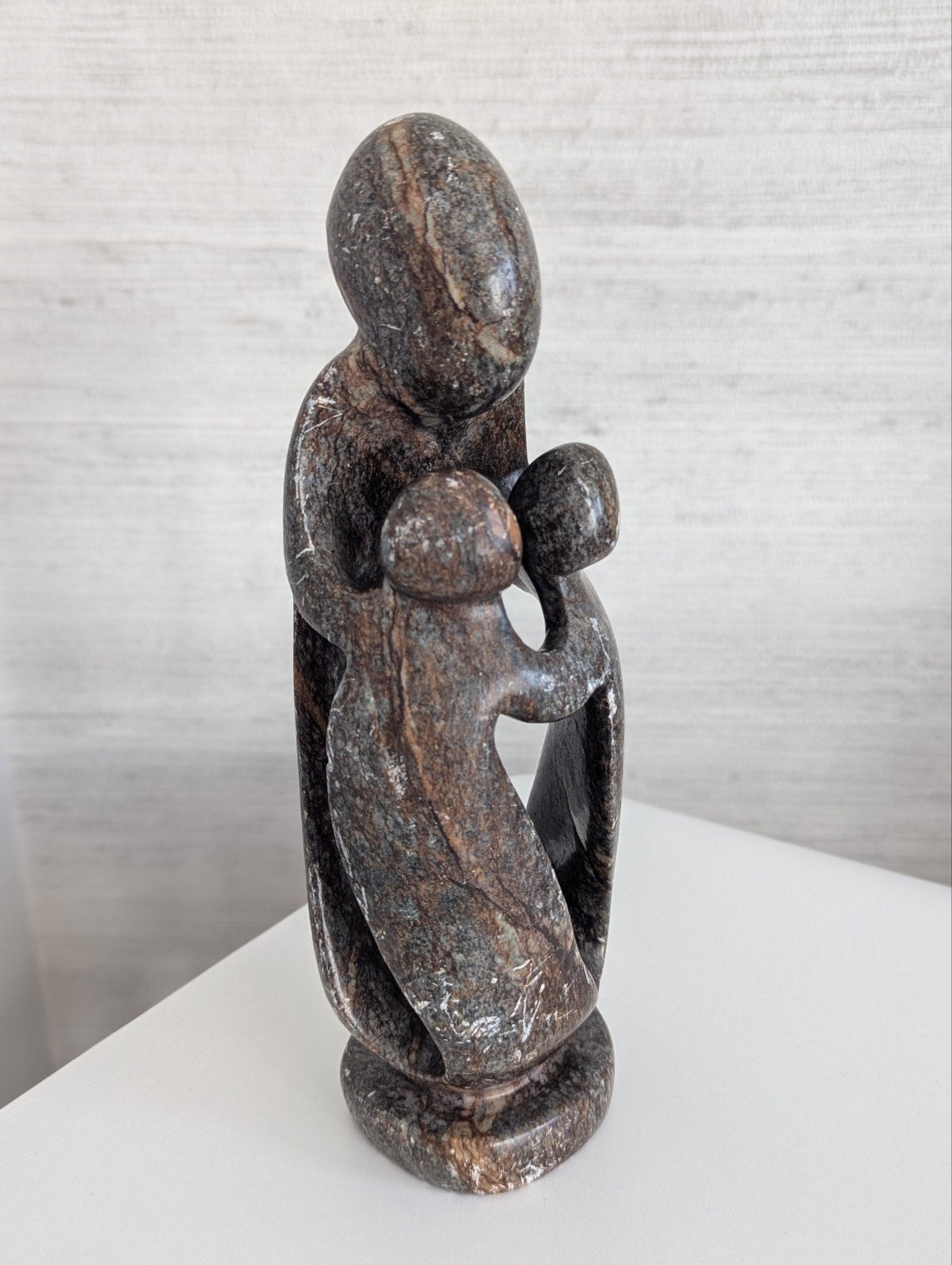 een handgemaakte Afrikaanse Shona-steenkunst sculptuur, Ophalen of Verzenden