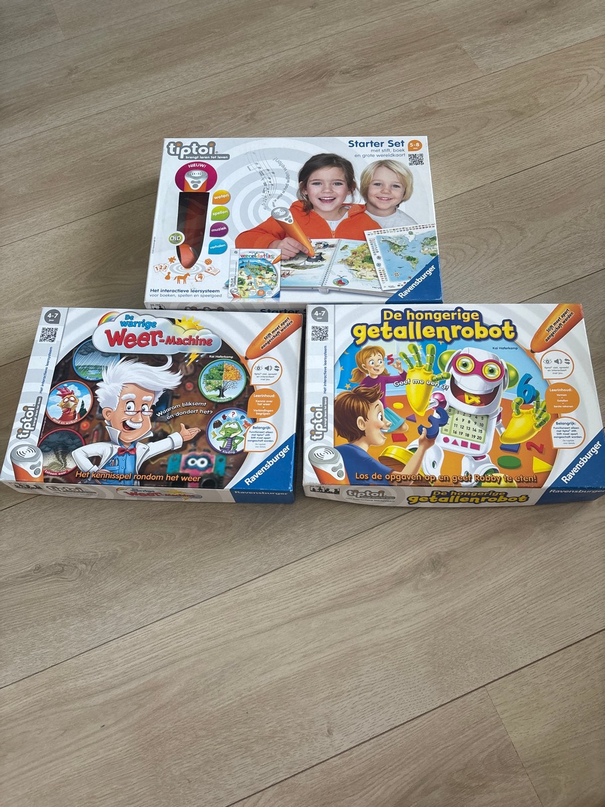 Tiptoi Starter Kit met uitbreidingen: Weer-Machine & Getalle, Kinderen en Baby's, Ophalen of Verzenden, Zo goed als nieuw, Ontdekken