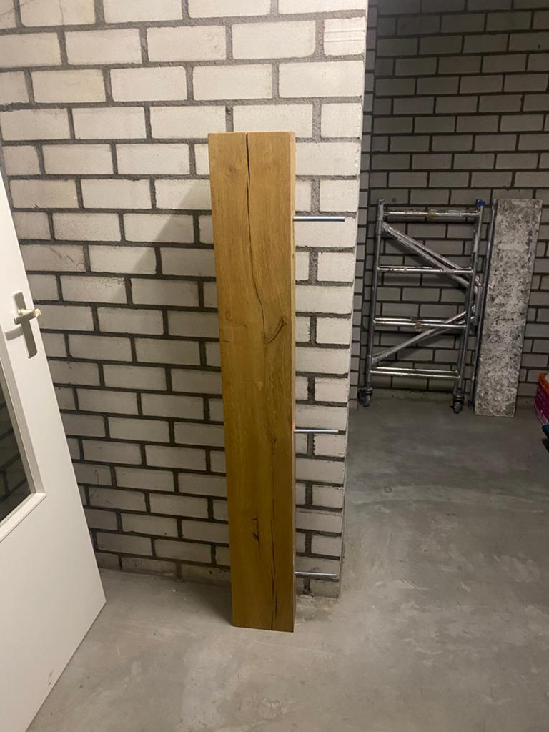 Eiken balk, Tuin en Terras, Ophalen of Verzenden, Zo goed als nieuw, 250 cm of meer, Balken