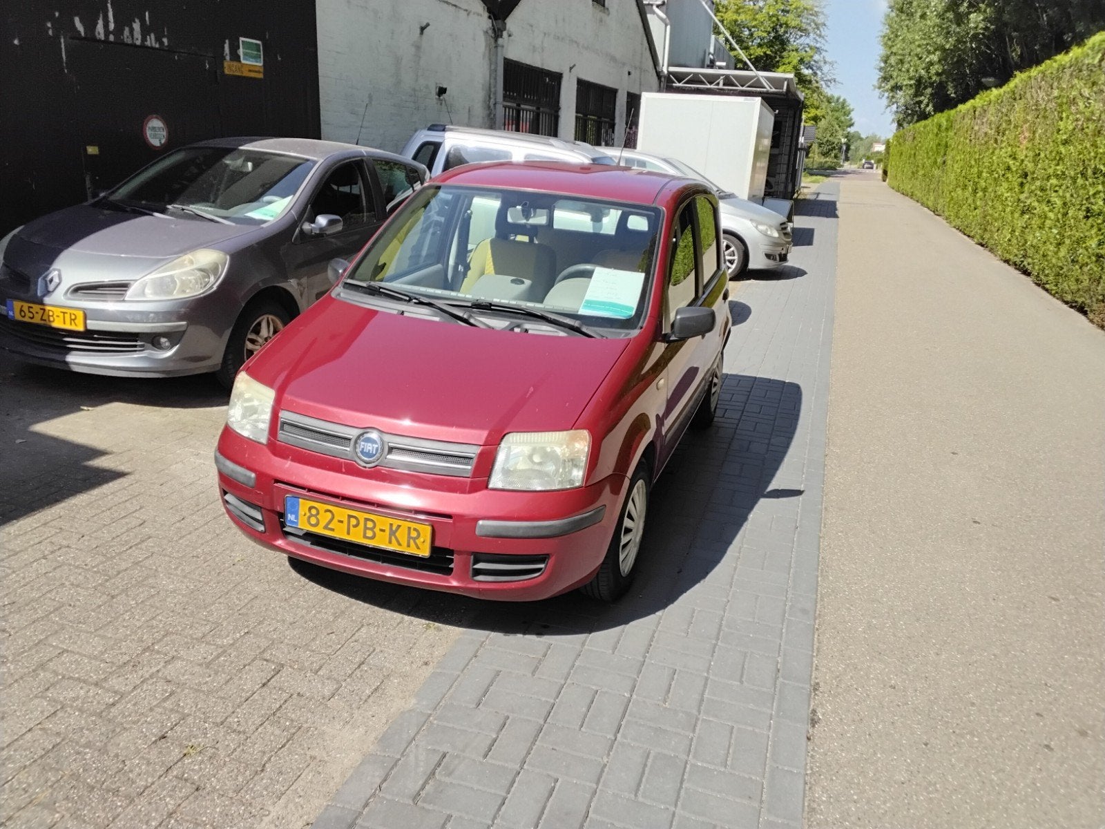 Fiat Panda 1.2 2004 Rood, Auto's, Voorwielaandrijving, Stof, Origineel Nederlands, Handgeschakeld