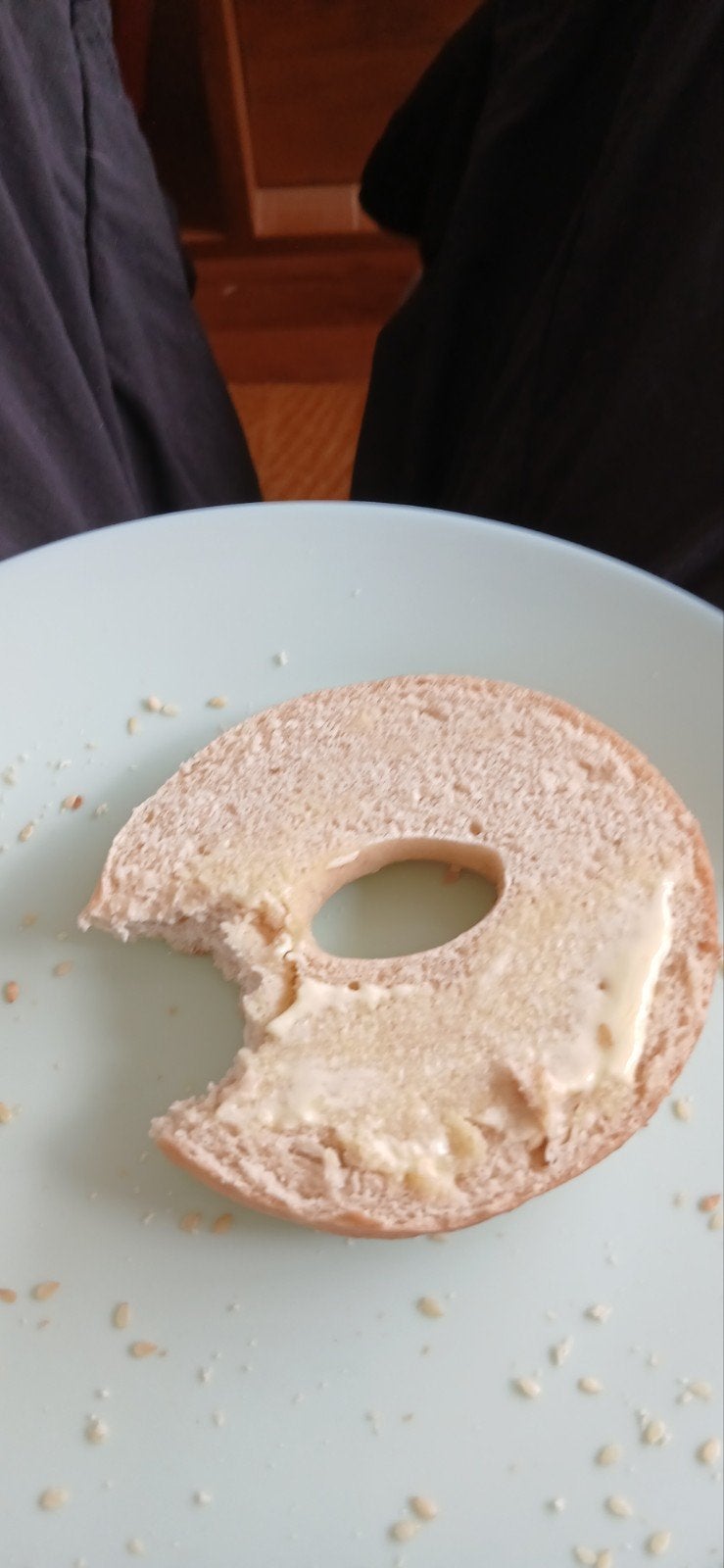 bagel met boter, Ophalen of Verzenden
