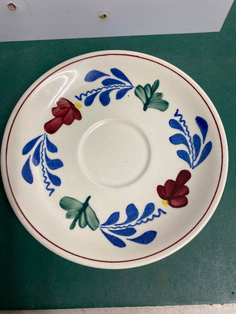 Vintage Boch Frères Boerenbont schotel, 17 cm, Huis en Inrichting, Landelijk/Boerenbont, Ophalen of Verzenden, Zo goed als nieuw