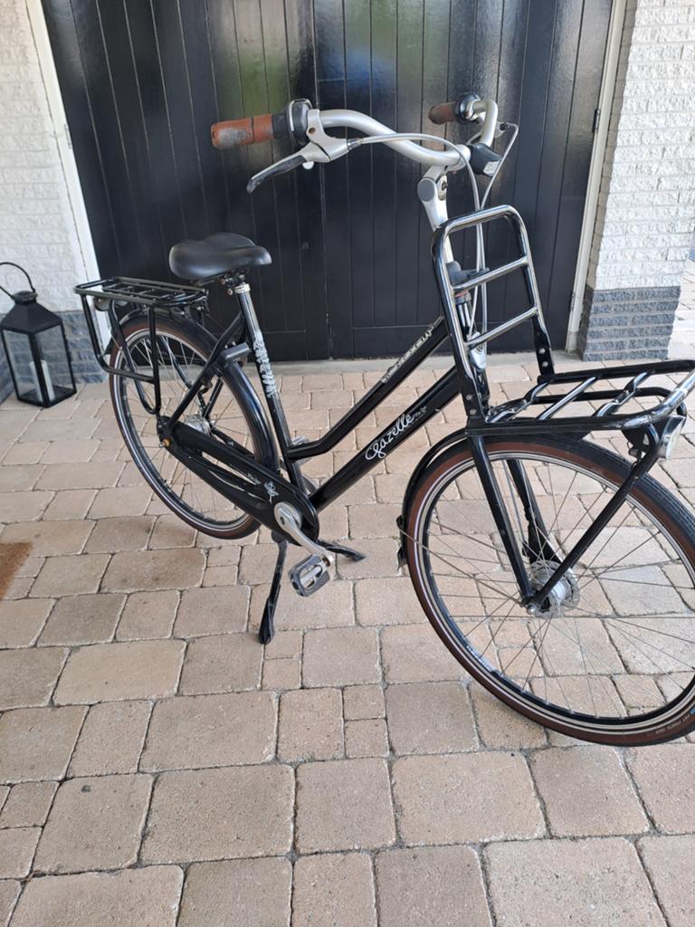 Nette dames transportfiets gazelle miss Grace banden nieuw !, Gebruikt, Versnellingen, Gazelle, Trommelrem