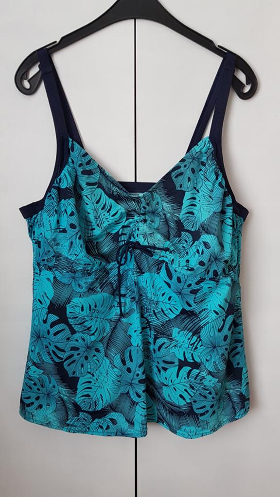Tankini top 54, Kleding | Dames, Ophalen of Verzenden, Zo goed als nieuw, Blauw, Bikini