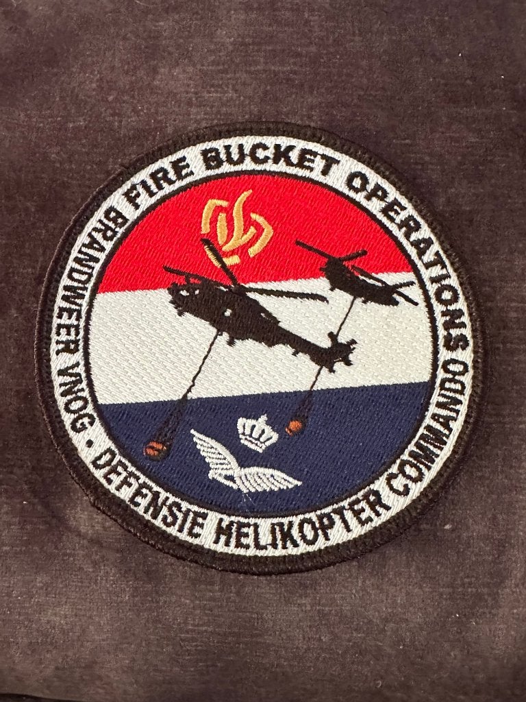 Defensie Helikopter Commando, Ophalen of Verzenden, Gebruikt, Patch, Badge of Embleem