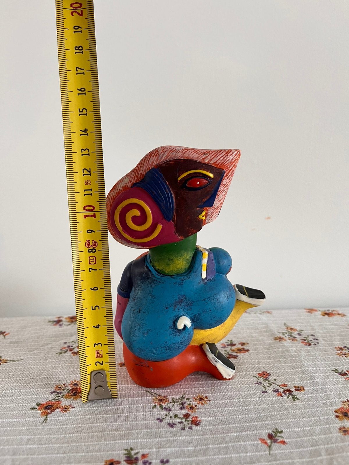 Clemens Briels "Statue of Liberality" uit 2003, Meerkleurig, Beeld, Ophalen of Verzenden, 13 cm