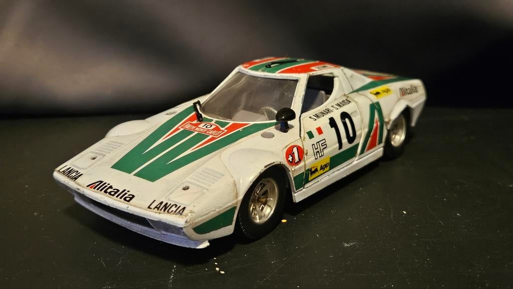 Burago lancia stratos rally, Ophalen of Verzenden, Gebruikt, Auto, Bburago
