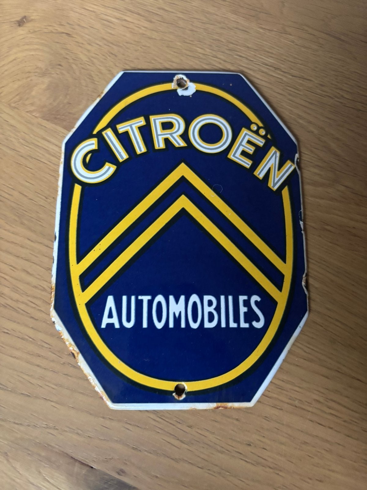Emaille bordje Citroën Automobiles, Antiek en Kunst, Ophalen of Verzenden