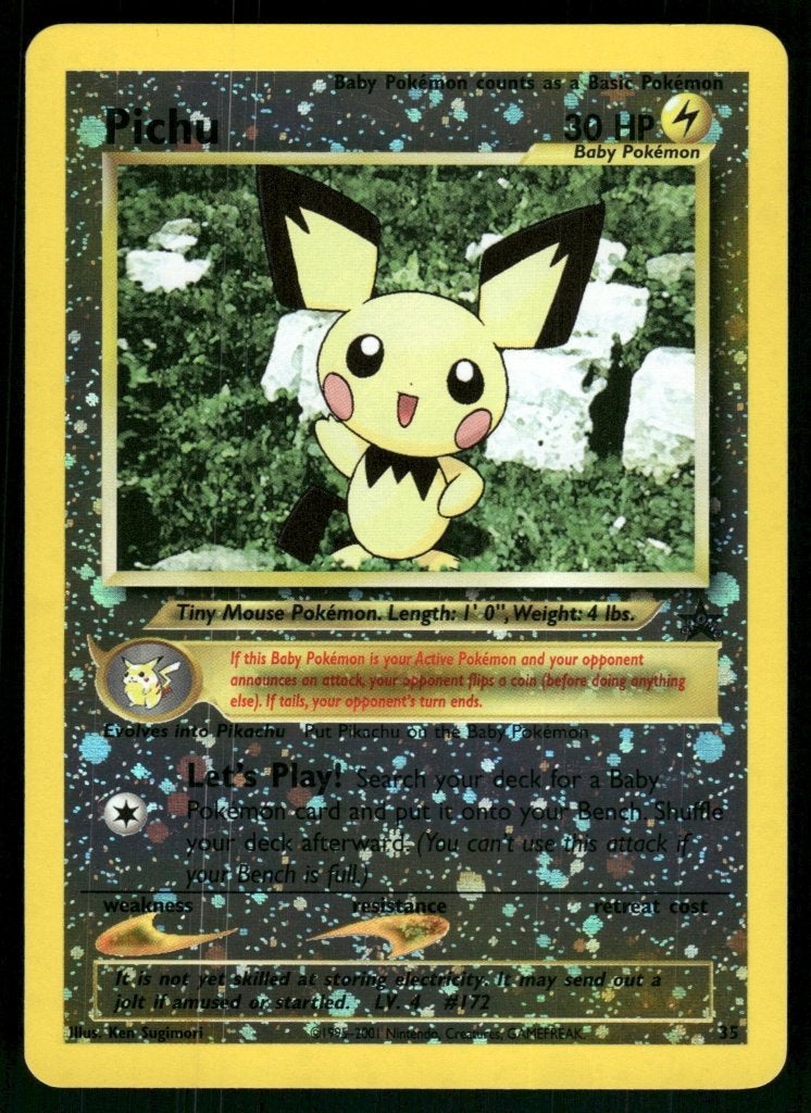 Pichu 35/53 - Wizards Black Star Promos (NM), Verzenden, Gebruikt