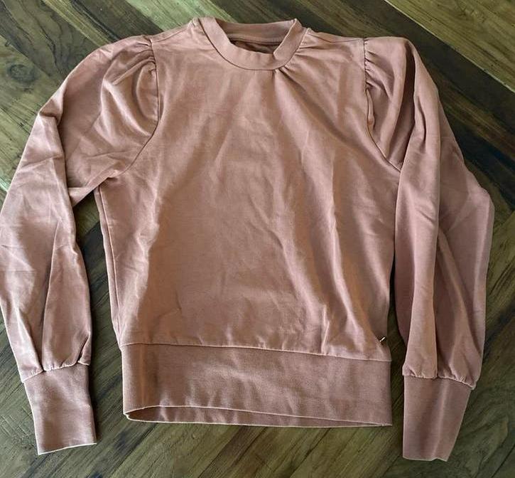 Cotton Club sweater met pofmouwen - XS, Ophalen of Verzenden, Zo goed als nieuw, Maat 34 (XS) of kleiner, Roze