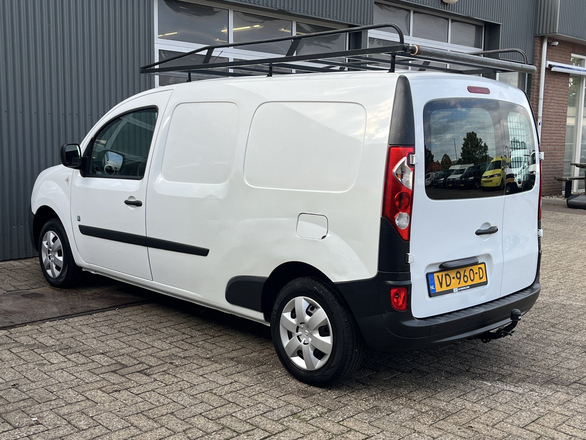 Renault Kangoo Express Z.E. Maxi Koop accu SOH 81% Airco Imp, Auto's, Stof, Gebruikt, Renault, Wit