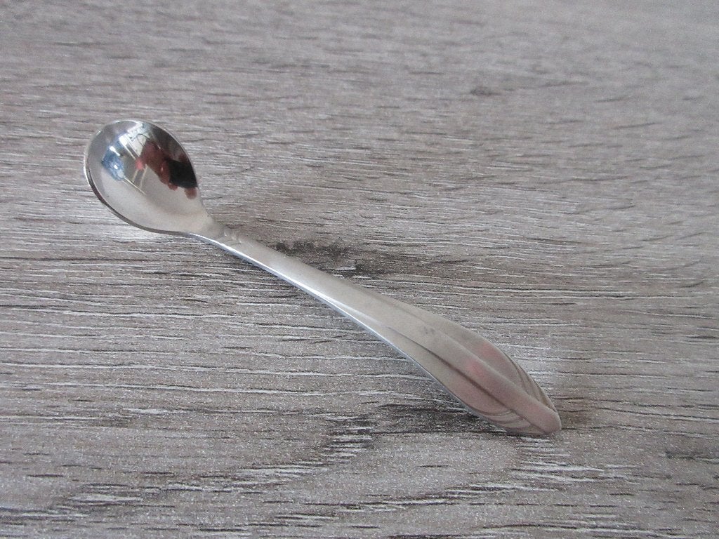 Gero Zilmeta 581 Visgraat Mosterdlepeltje, Gebruikt, Gero, Los bestek, Ophalen of Verzenden