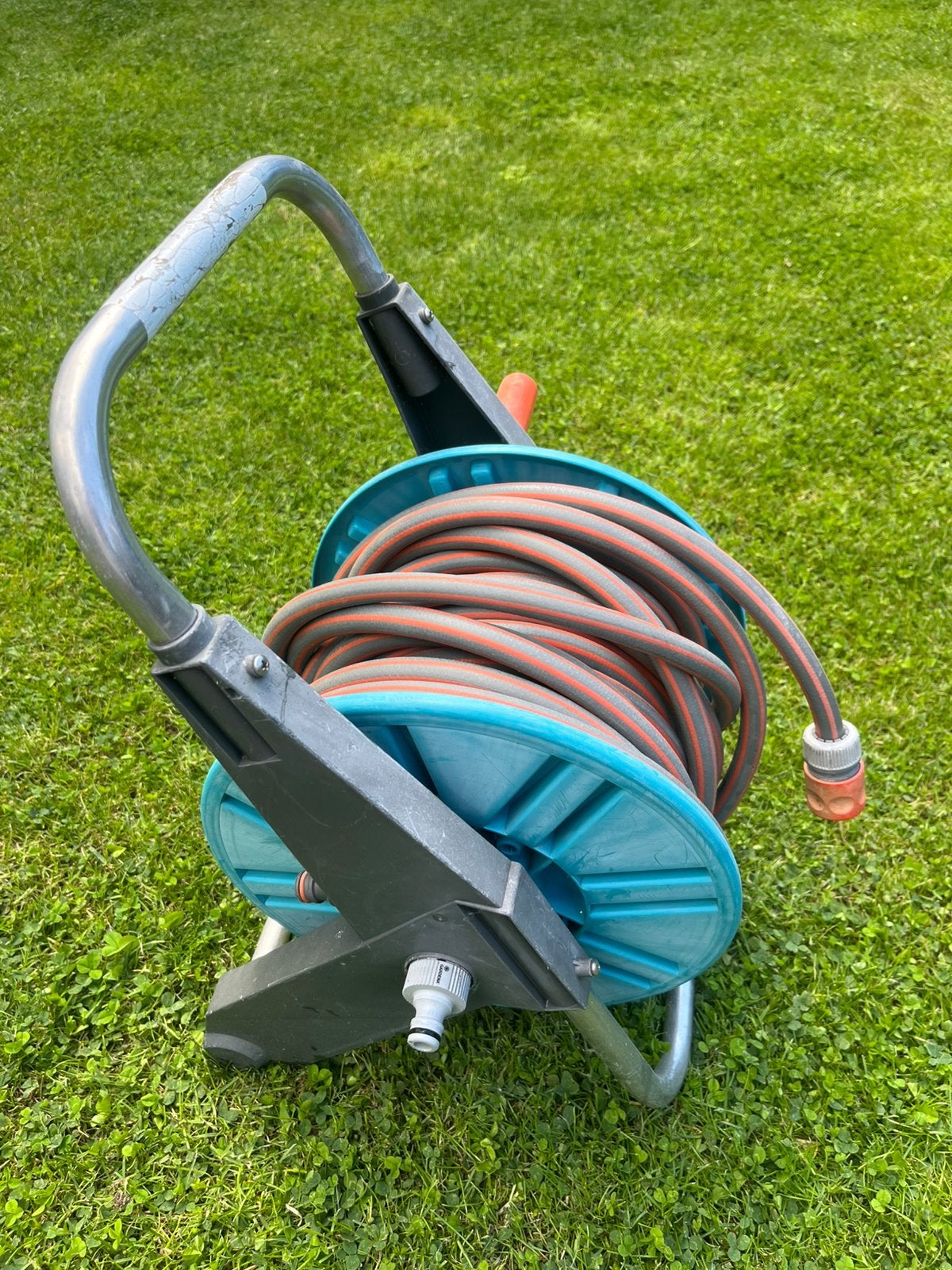 20 meter tuinslang Gardena, Ophalen, Gebruikt, Tuinslanghaspel